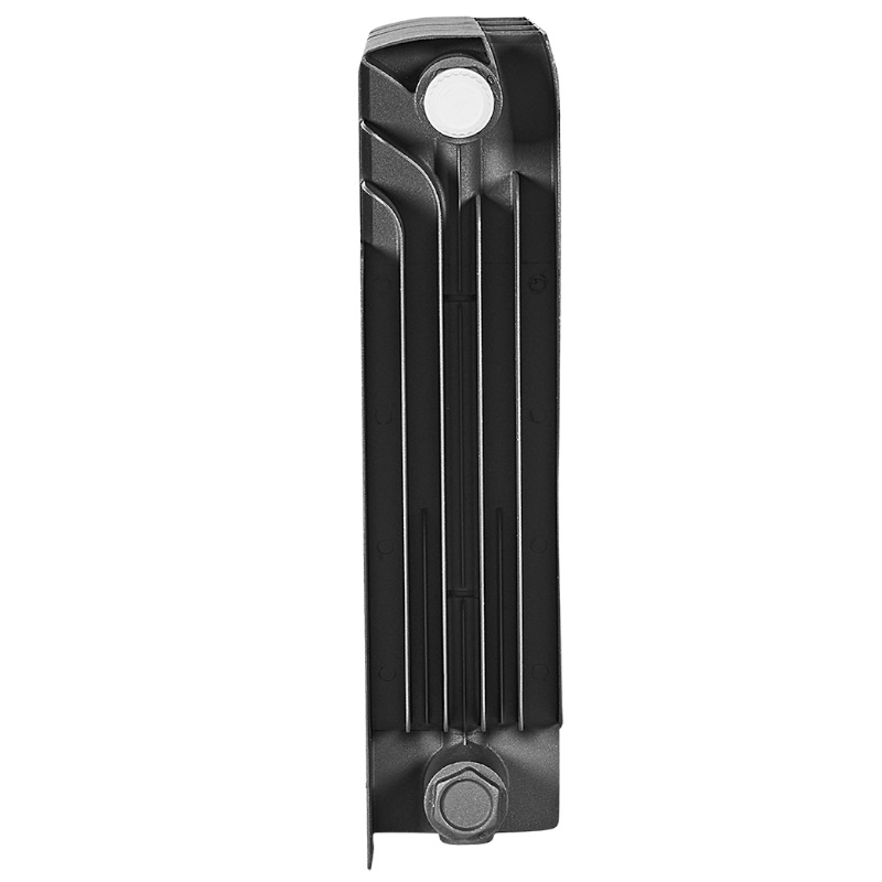 Радиатор Stout TITAN VENTIL 350 SRB-3320-035008 7024, 8 секций, биметаллический, нижнее правое подключение, графит RAL 7024 в Муроме