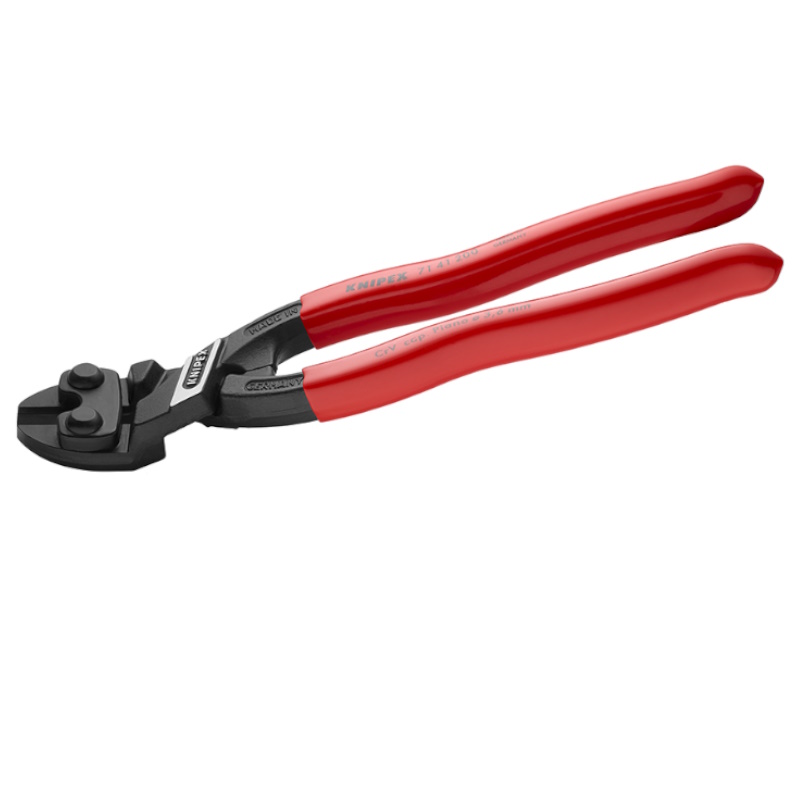 Болторез компактный Knipex CoBolt KN-7141200SB, голова 20°, с выемкой на кромках, 200 мм, обливные ручки, SB в Кинешме