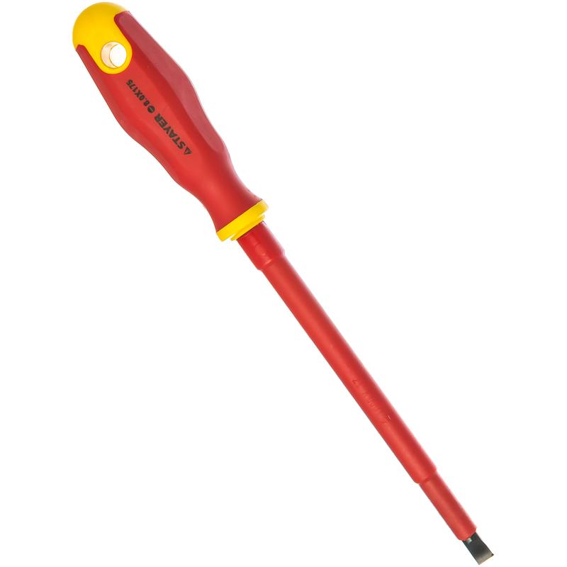 Отвертка диэлектрическая Stayer 25141-08-17, SL8x175 мм, до 1000 Вт