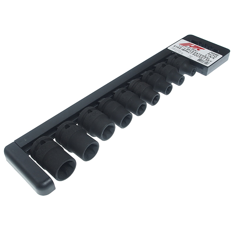 Набор головок торцевых JTC JTC- J409Е, ударные, TORX, 1/2", E10-E24, 9 предметов