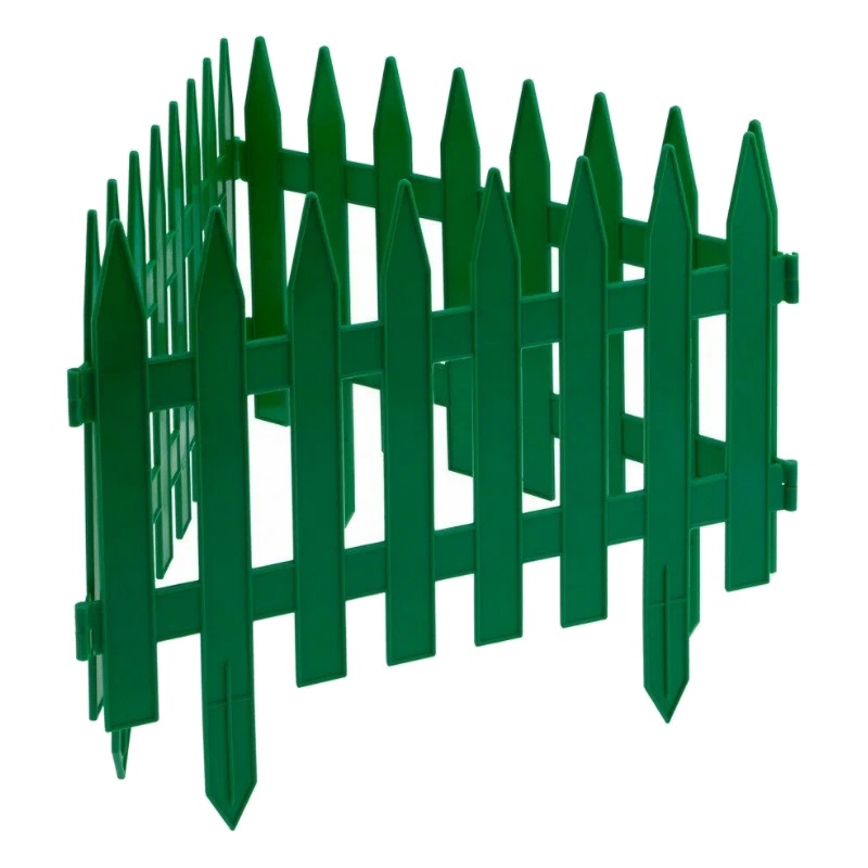 Забор декоративный Palisad "Рейка" 65005, 28х300 см, зеленый