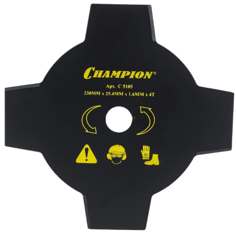 Нож для жесткой травы Champion C5105 4/230/25,4 (тип А) в Иваново