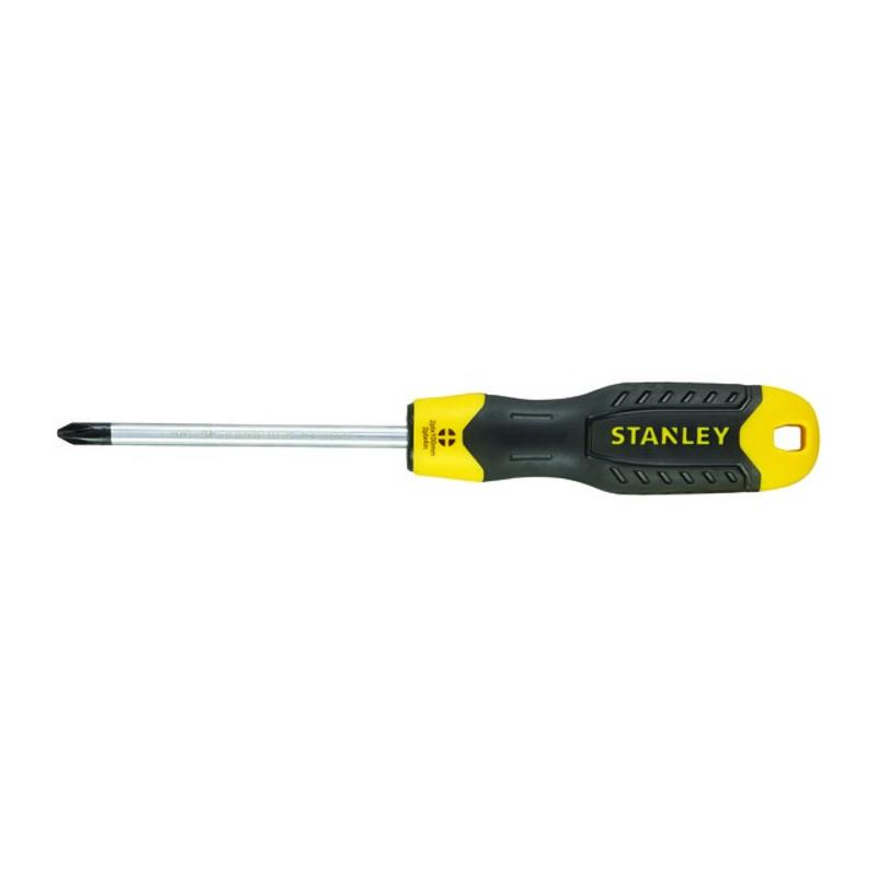 Отвертка крестовая Stanley Cushion Grip 064940, Ph2x100 мм