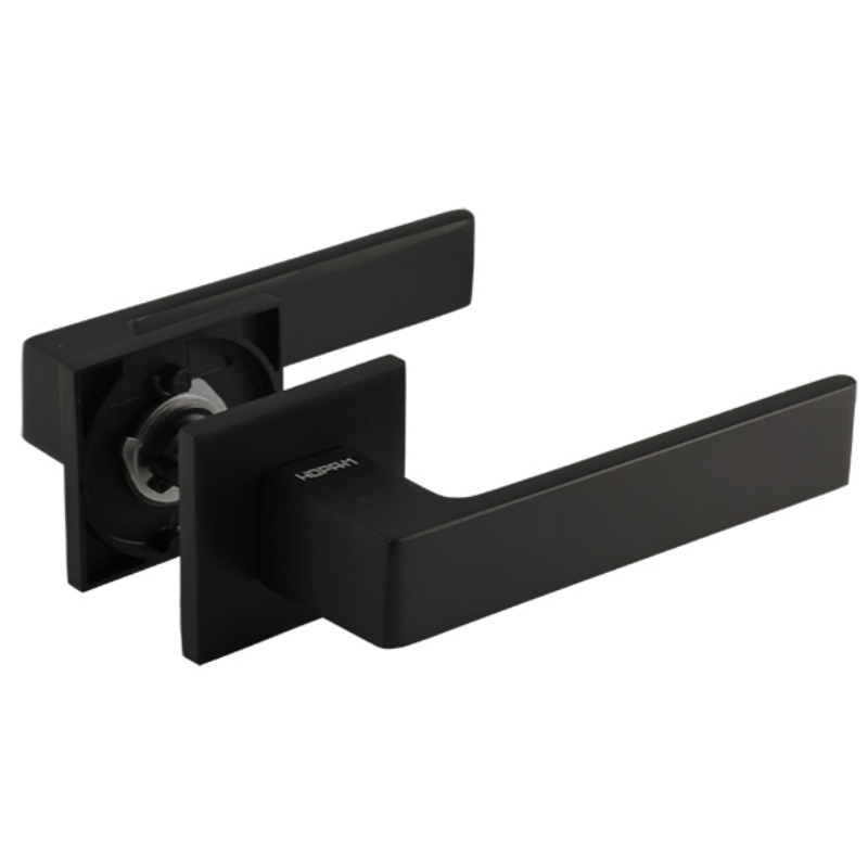 Ручка дверная Нора-М 132K Slim 18626, черный в Угличе