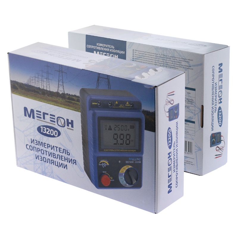 Измеритель сопротивления изоляции (мегаомметр) Мегеон 13200 к0000011555