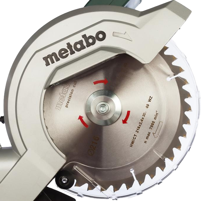 Электрическая торцовочная пила Metabo KS 216 M Lasercut 619216000 (комбинированная) в Туле