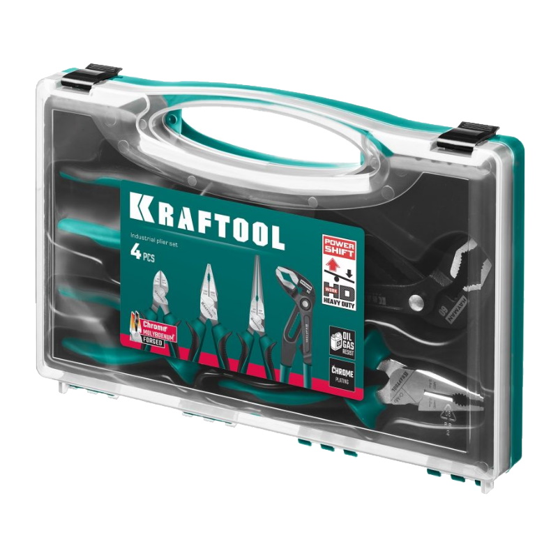 Набор губцевого инструмента Kraftool 22012, 4 предмета