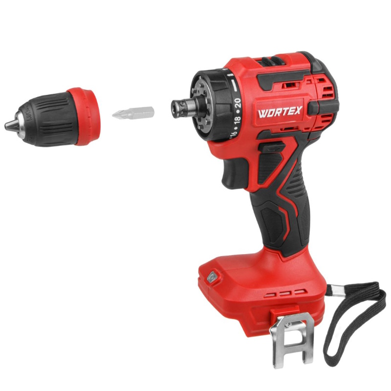 Аккумуляторная дрель-шуруповерт Wortex BD 2025 LiSET ALL1 XLT SOLO 1325842, в коробке, бесщеточная, 18 В, 55 Н*м, БЗП, 10 мм