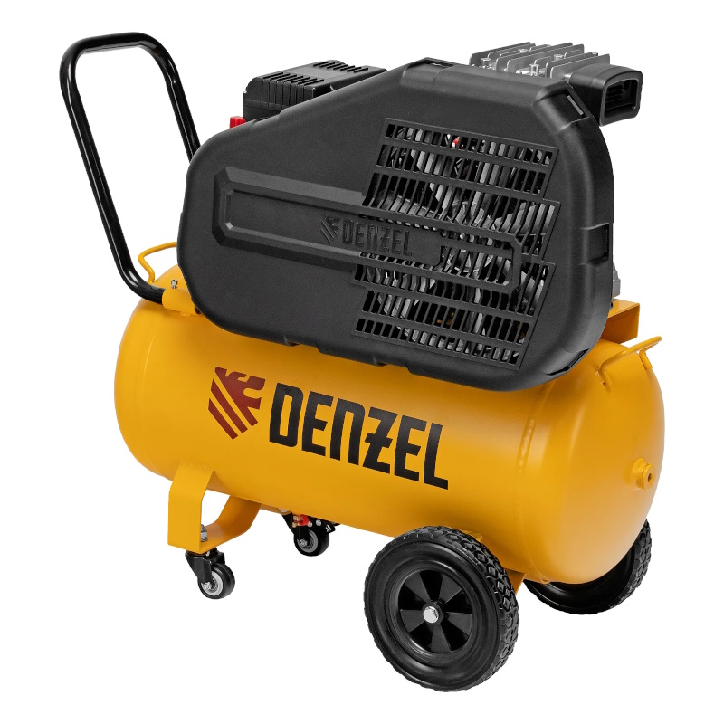 Компрессор воздушный Denzel BCI 2100/50 58115, ременной привод, 2,1 кВт, 50 литров, 400 л/мин в Рыбинске