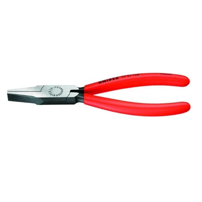 Плоскогубцы тупоносые Knipex KN-2001180 рифлённые губки 35 мм длина 180 мм фосфатированные обливные ручки 3839₽