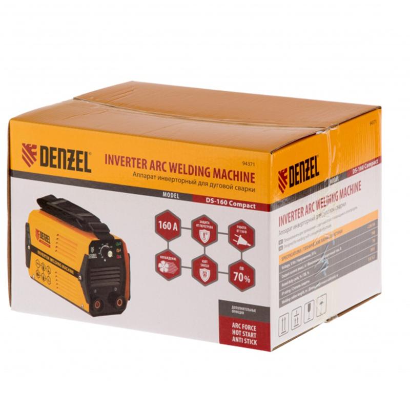 Аппарат инверторный дуговой сварки Denzel DS-160 Compact