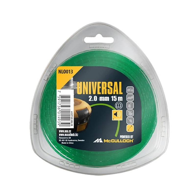 Леска для триммера McCulloch Nylon Line 5776163-13, 2 мм, 15 м в Угличе