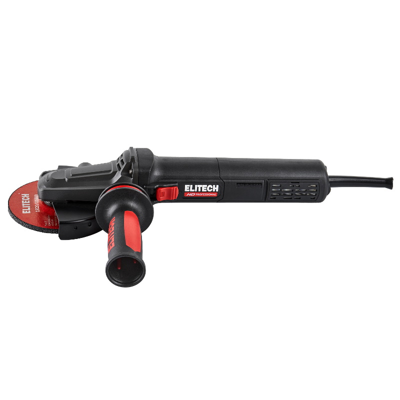 Угловая шлифмашина (болгарка) Elitech AG 1512E E2213.052.01 205378, 125 мм, 1500 Вт, плавный пуск, в кейсе в Туле
