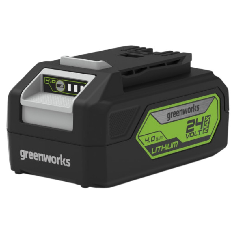 Цепная мини пила аккумуляторная Greenworks GD24CSMNX 24V 2008707UB, 15см, бесщеточная, c 1хАКБ 4Ач и ЗУ