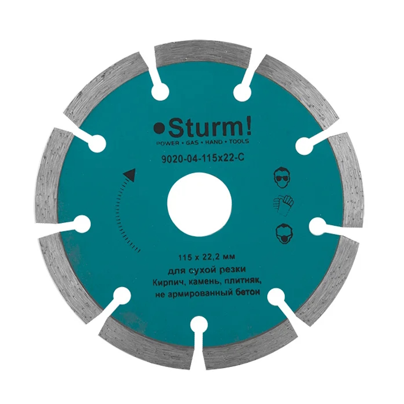 Алмазный диск Sturm 9020-04-115x22-C