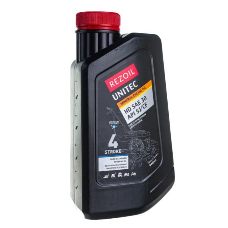 Масло 4-т. минеральное Rezoil Unitec HD SAE 30 API SJ/CF 0,946 л  03.008.00010 в Муроме