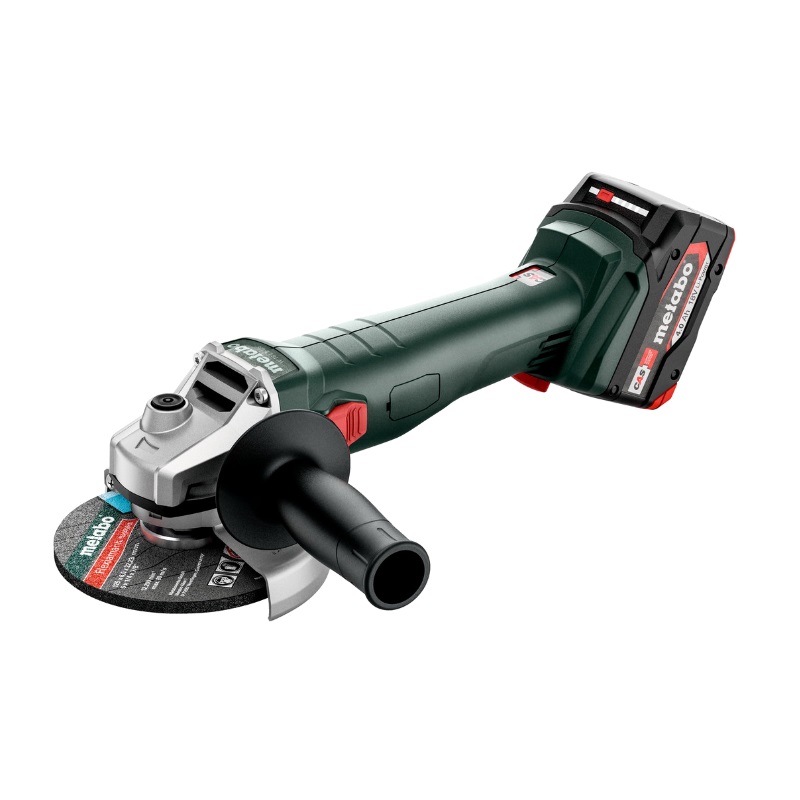 Угловая шлифмашина (болгарка) аккумуляторная Metabo W 18 L 9-125 602247510, 125 мм, 18 В, плавный пуск, в кейсе
