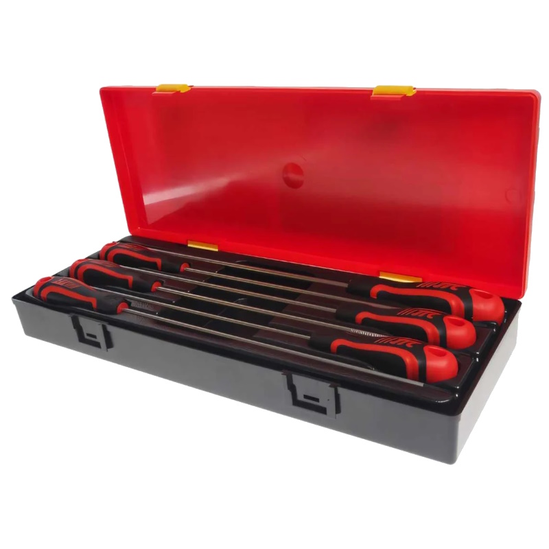 Набор отверток удлинённых JTC JTC-K7061 TORX T10T15T20T25T27T30х250мм в ложементе 6 предметов 5306₽