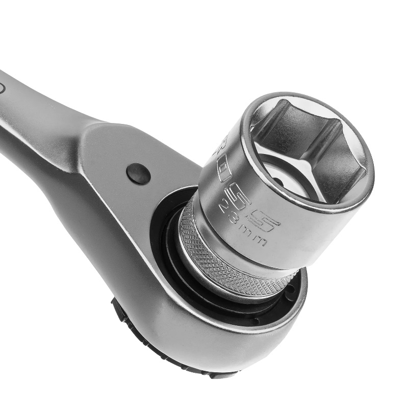 Набор торцевых головок Gross 14143 (трещотка 120 зубьев, 1/2", 1/4", CrV, 41 предмет) в Муроме
