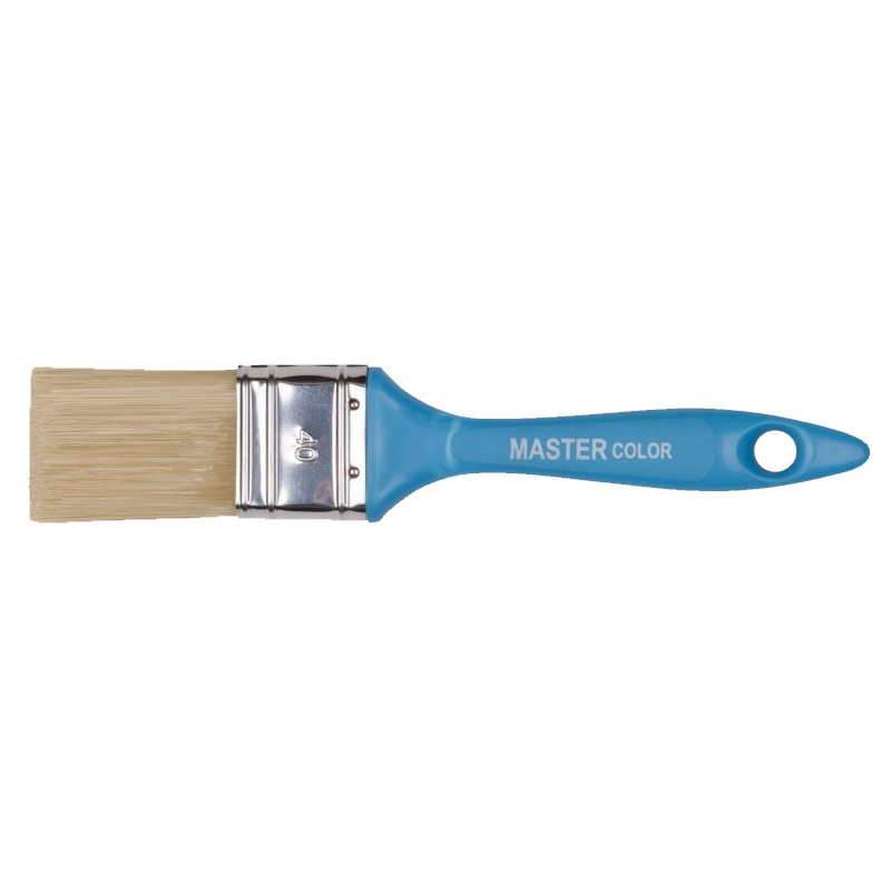 Кисть флейцевая Master Color 30-0202, толщина 13 мм, ширина 40 мм, пластиковая ручка