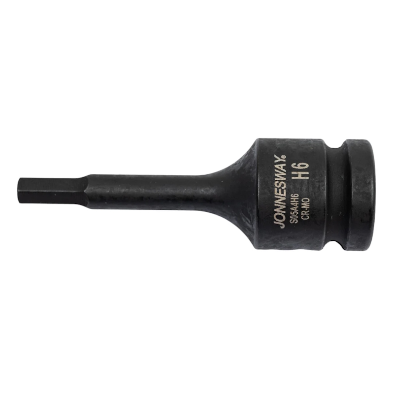 Насадка торцевая ударная шестигранная Jonnesway S05A4H6 048056, 1/2DR", H6, 78 мм в Коврове
