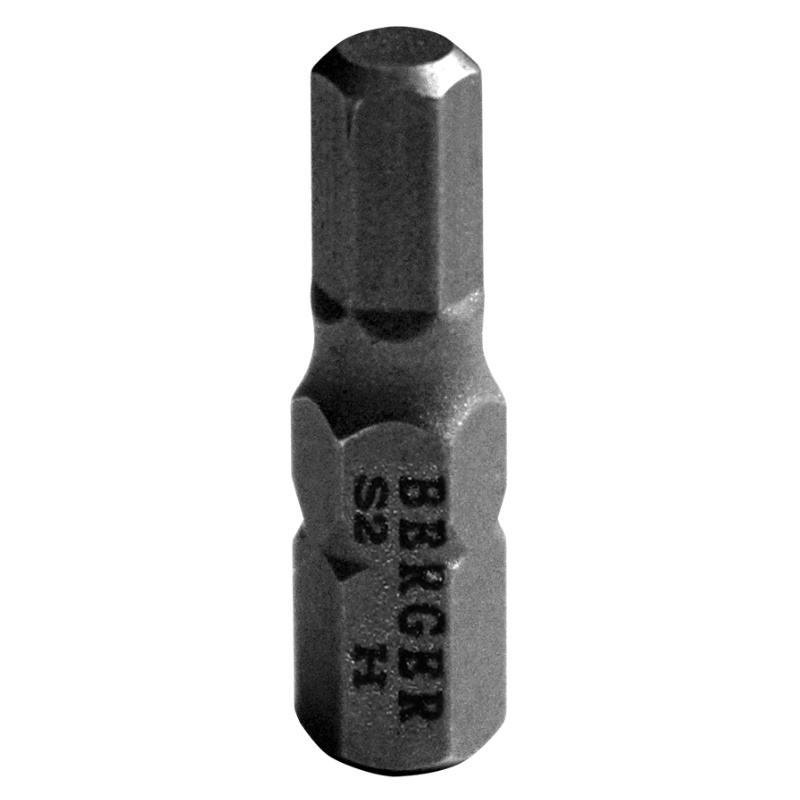 Биты Berger BG2375, магнитные, Hex2,5, 25 мм, 2 шт., S2 в Переславле