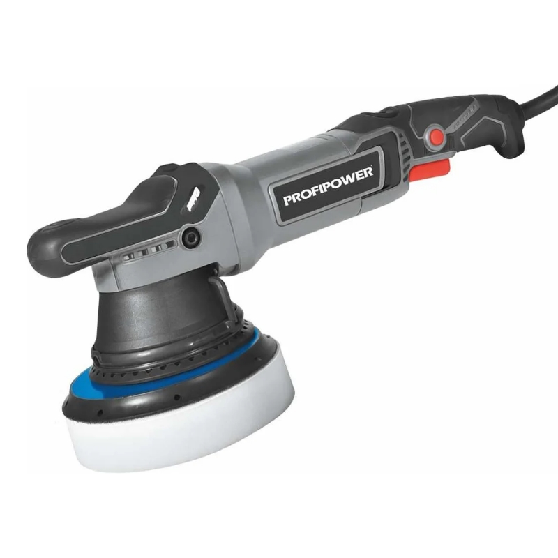 Полировальная машинка ProfiPower УПМ-150 E0308 (150мм,1200Вт,1600-4500 об/мин, 21мм амплитуда, кабель 5м)