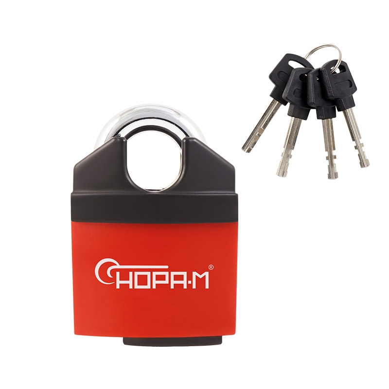 Замок навесной всепогодный Нора-М ЗНВ-710 18827 красный 65 мм 1141₽