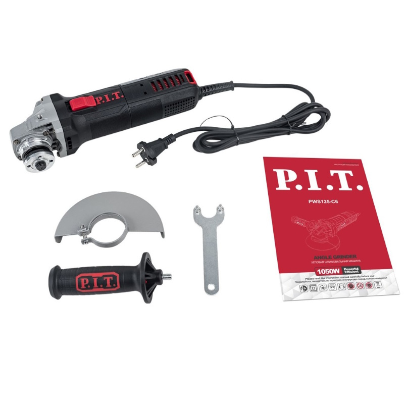 Набор P.I.T. PTIG200-C1, полуавтомат PTIG200-C1 + УШМ PWS125-C6 в Угличе