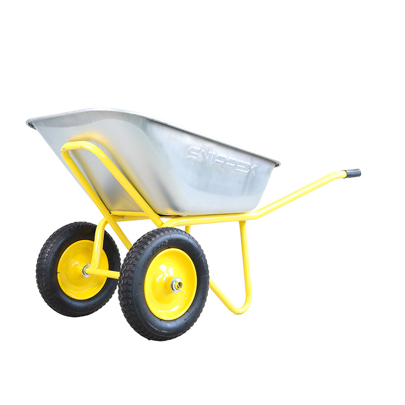 Тачка строительная Snirrex 32.110.240, 2х-колесная, 110 л, грузоподъемность 240 кг, 3.25-8/25