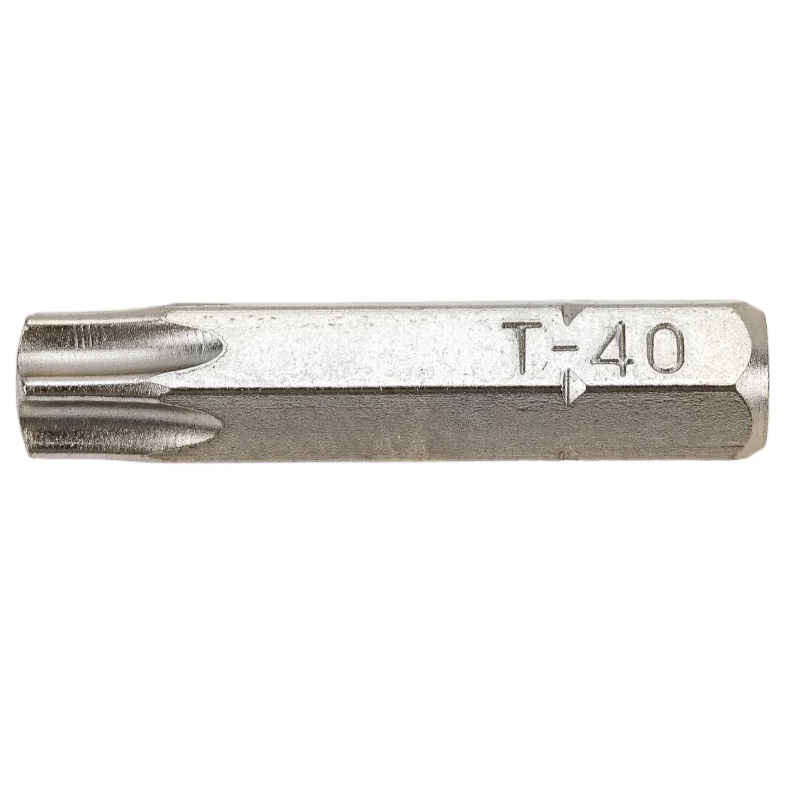 Набор бит JTC JTC-5358, 1/4"DR TORX с отверстием, T10H-T40H, с Г-образным держателем, 8 предметов