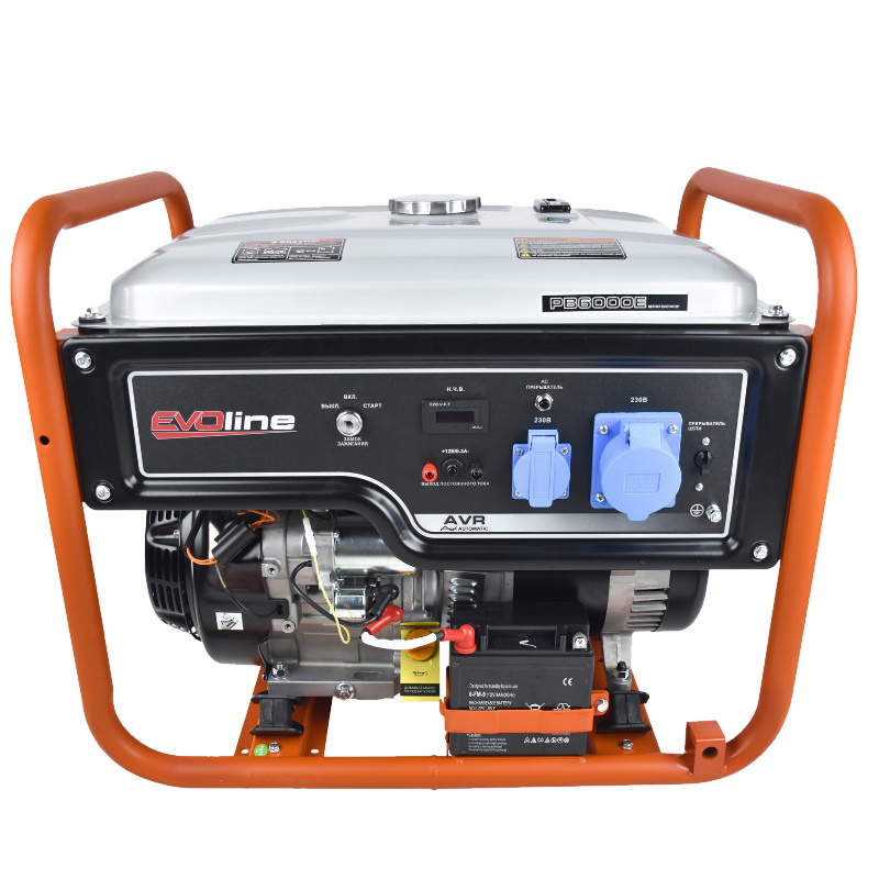Бензиновый генератор EVOline PB 6000 E, 1T90DF604EVO