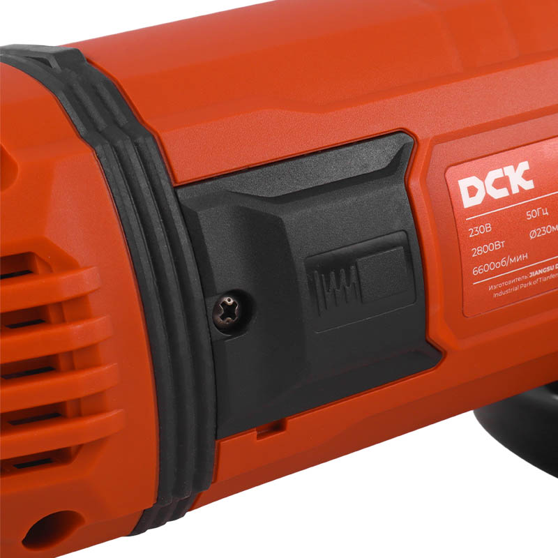 Угловая шлифмашина (болгарка) DCK KSM05-230S, 230 мм, 2800 Вт, плавный пуск в Кинешме