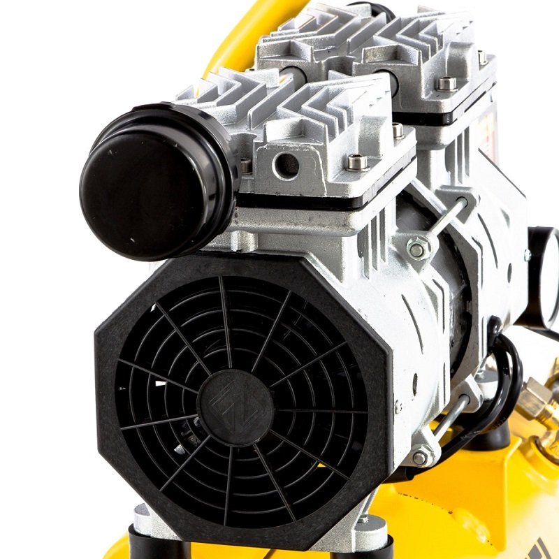 Компрессор безмасляный малошумный Denzel DLS65010 650 Вт 120 лмин 10 л 58021