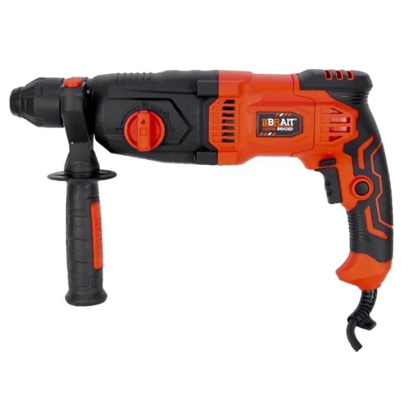 Перфоратор Brait BRH26D PRO 21.01.101.087, 3 режима, горизонтальный, 1050 Вт, 3.2 Дж, реверс, патрон SDS+