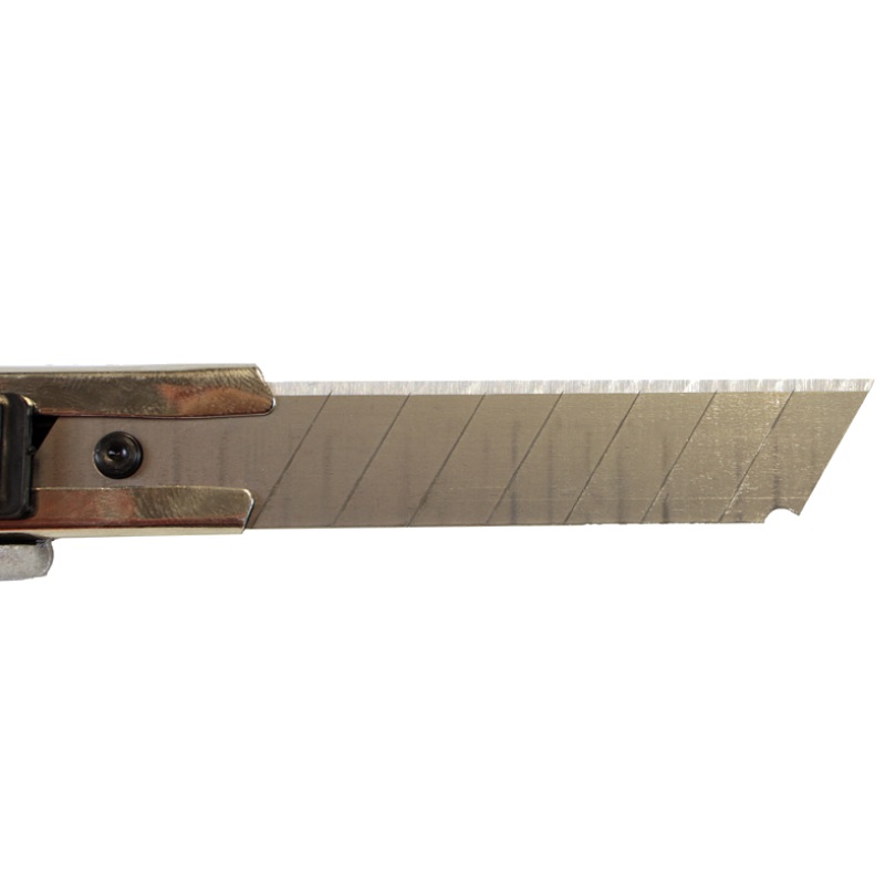 Нож строительный Sturm 1076-08-09 (18 мм, SK4 сталь, автофиксация, металлический) в Туле