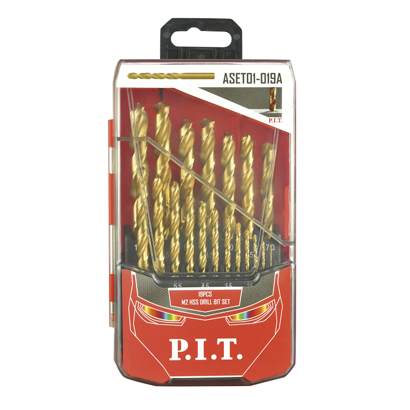 Набор сверл P.I.T. ASET01-019A, 19 предметов