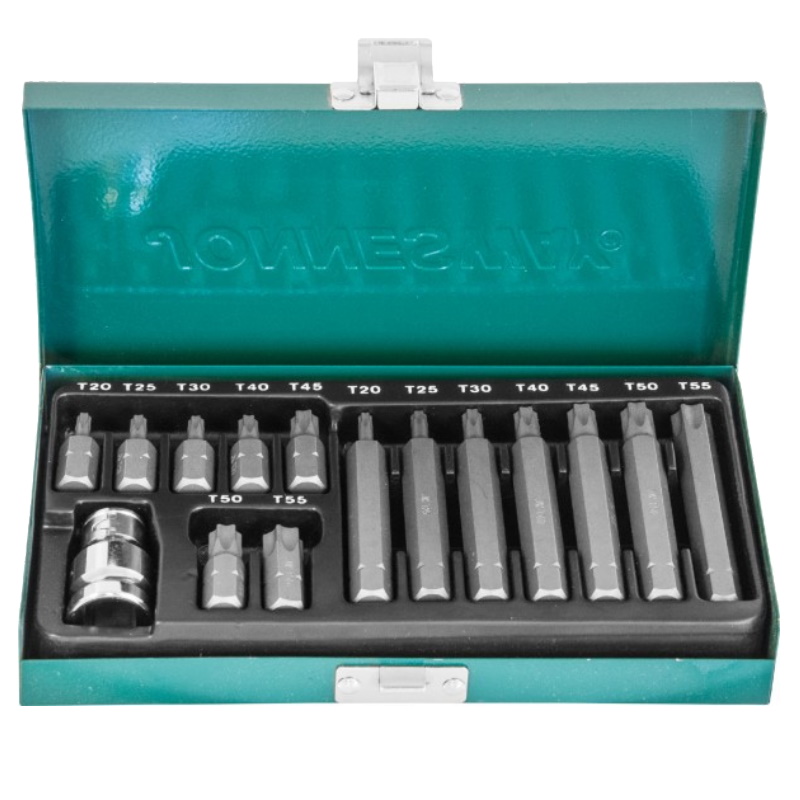 Набор вставок Jonnesway S29H4215S, TORX, 15 предметов  в Ярославле