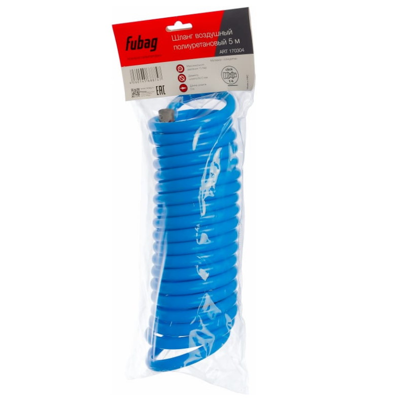 Шланг для пневмоинструмента Fubag 170304 (15 бар, 8x12 мм, 5 м) в Коврове