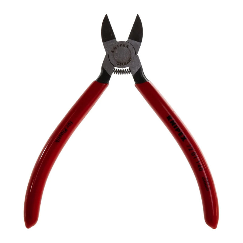 Бокорезы Knipex KN-7201140 для пластика, пружина, 140 мм, обливные ручки в Александрове
