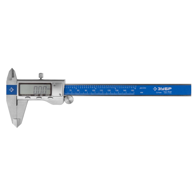 Электронный штангенциркуль Зубр ШЦЦ-I-150-0,01 34463-150 (150 мм)
