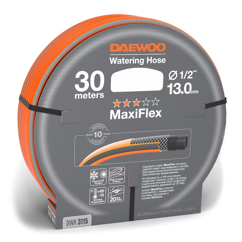 Шланг Daewoo MaxiFlex DWH 3115 (1/2" (13 мм), 30 м) в Иваново