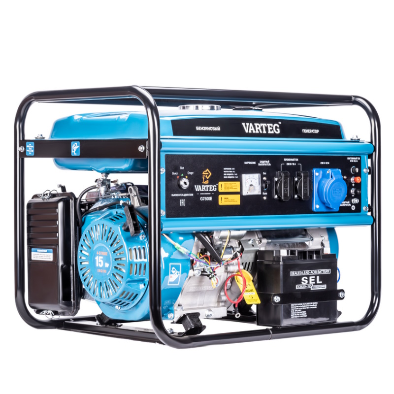 Бензиновый генератор Varteg G7500E 5822 50733₽
