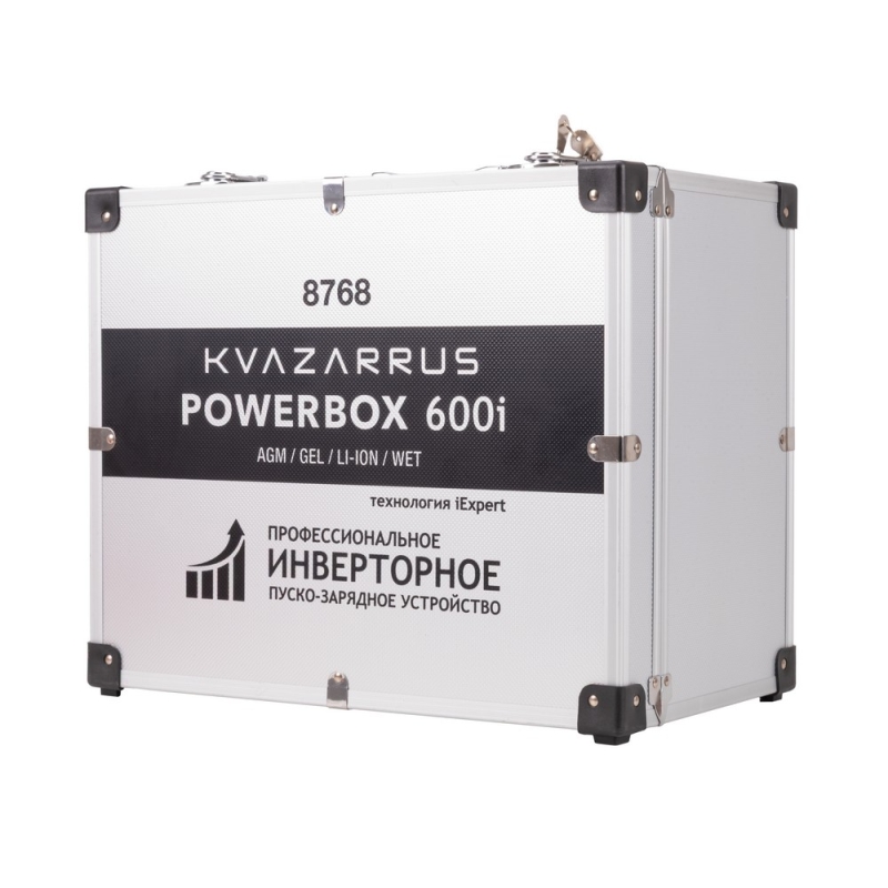 Инверторное пуско-зарядное устройство Kvazarrus PowerBox 600i, таймер, алюминиевый кейс, 8768 в Переславле