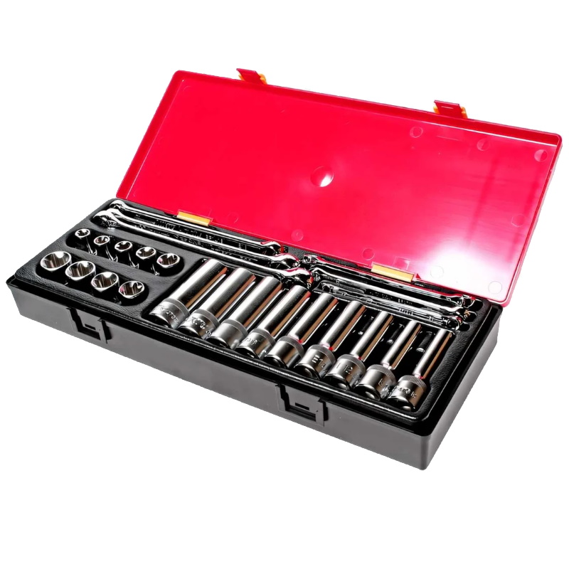 Набор инструментов JTC JTC-K4241 TORX ключи Е6-Е24 головки Е10-Е24 в кейсе 24 предмета 10279₽