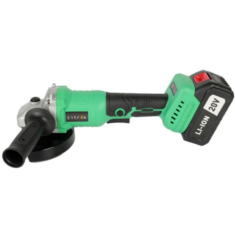 Угловая шлифмашина (болгарка) аккумуляторная Zitrek ZKAG20-125 PRO 083-1078, 125 мм, 20 В, регулировка оборотов в Костроме