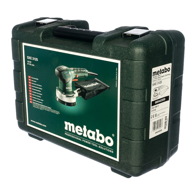 Эксцентриковая шлифмашина Metabo SXE 3125 600443500