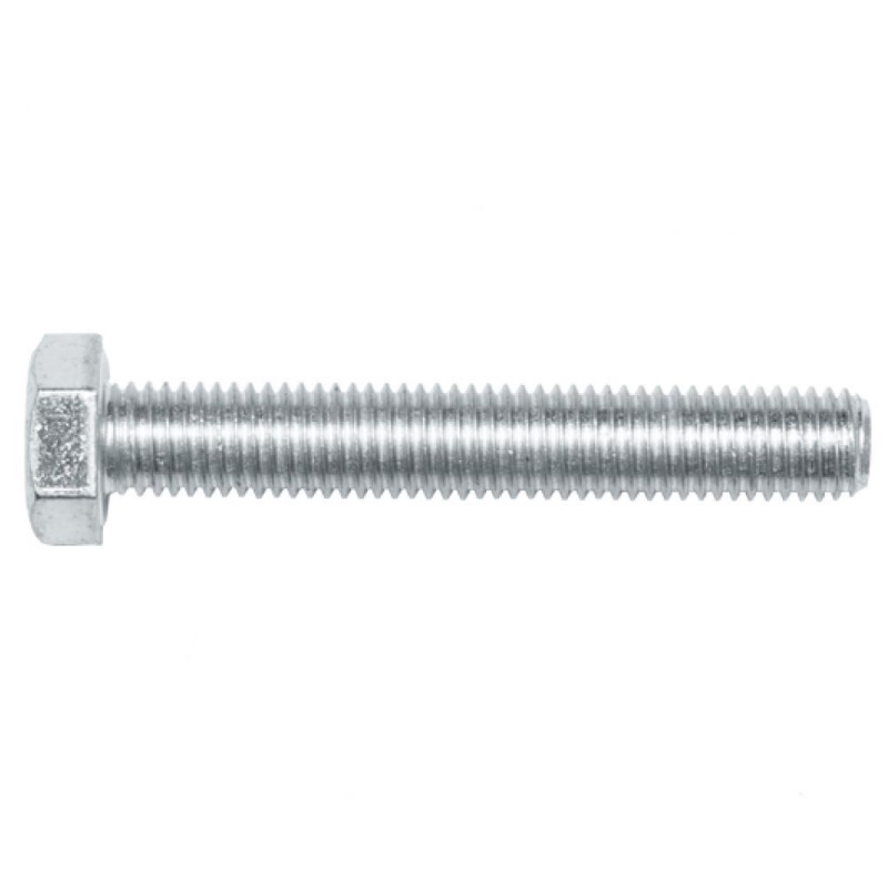 Болт Starfix SMZ1-12465-25, М5х12 мм, шестигранный, цинк, класс прочности 5.8, DIN 933, 25 шт. в зип-локе в Муроме