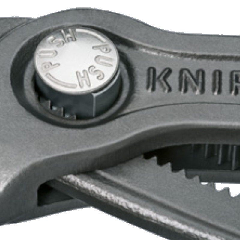 Клещи переставные Knipex COBRA KN-8702300T, зев 70 мм, длина 300 мм, фосфатированные, 2-комп ручки, проушина для страховки  в Переславле