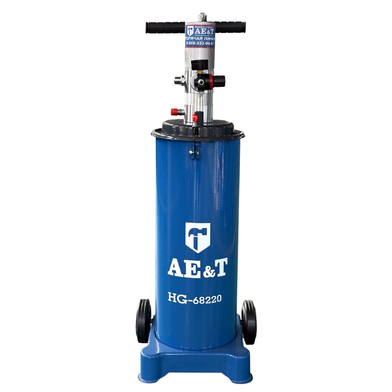Солидолонагнетатель пневматический AE&T HG-68220, 20 л